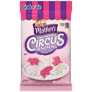 Keebler 9062639 3 oz Mothers Grab N Go Original Circus Animal Cookies, Pack of 6