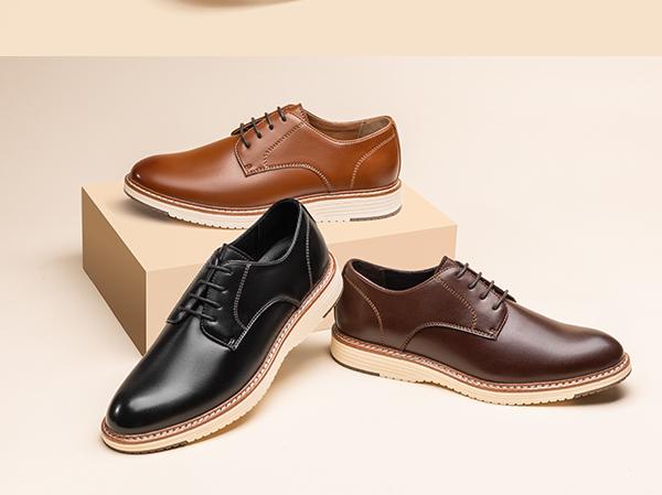 Bruno Marc Men's Crossflex Casual Dress Shoes Business Formal Oxfords SpringStatements