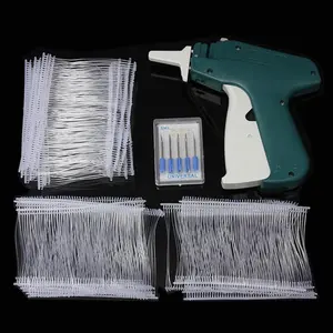 Clothes Price Label Tagging Gun, Labeler Clothing Tag Attacher with 1000(±50) White Barbs Fasteners and 5 Extra Steel Needles