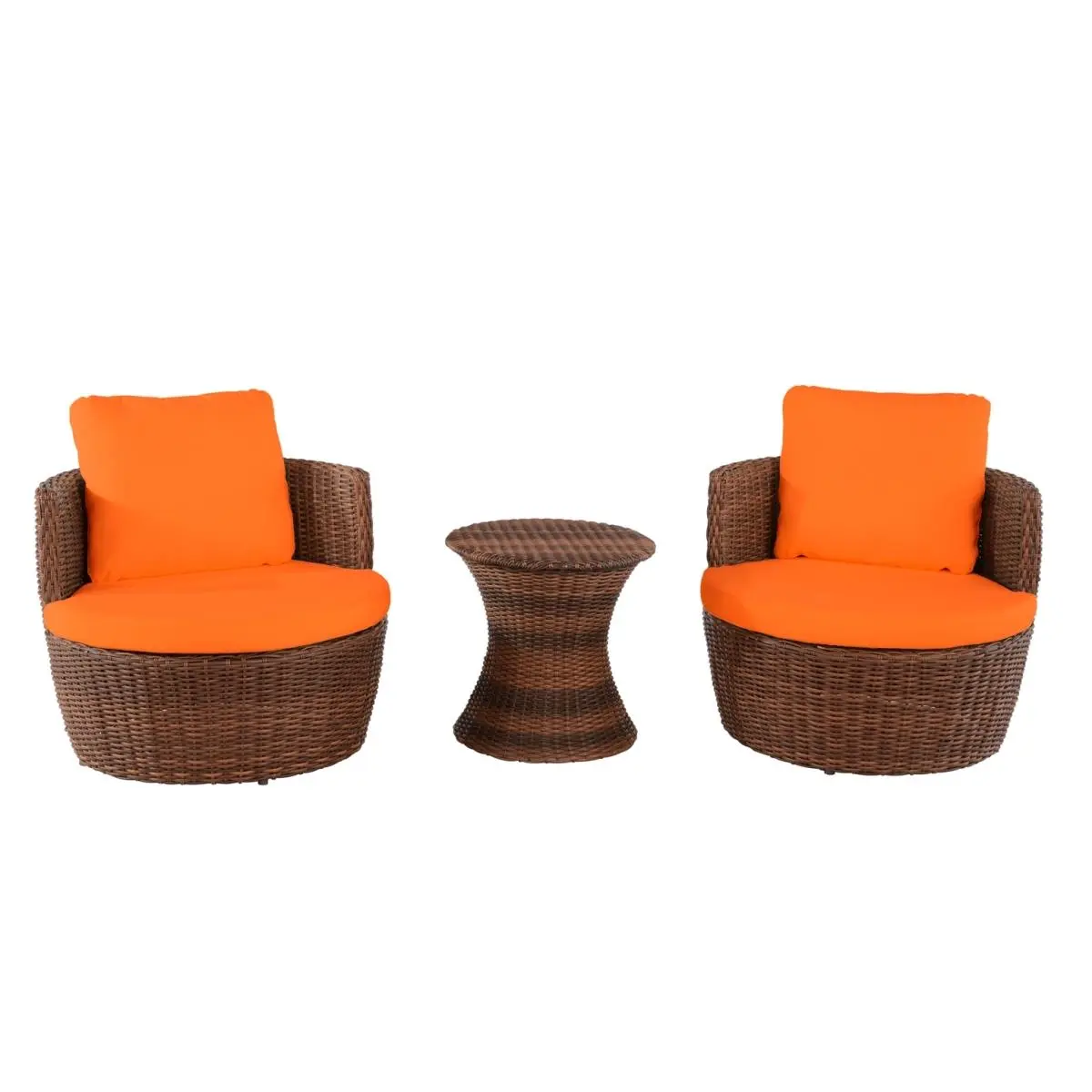 W Unlimited 2115SET3-DB-OR Romantic Collection outdoor 3-piece Bistro Set