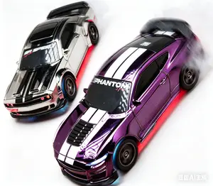 RCG Racing Micro DC 'Legends' 1/43 Drift Car - Purple/Silver