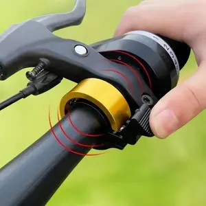 Bicycle Bell, 1 Count Waterproof & Not Easy To Rust Bicycle Bell, Crisp & Long Ringtone Mini Compact Portable Installation Bike Bell, Bicycle Accessories