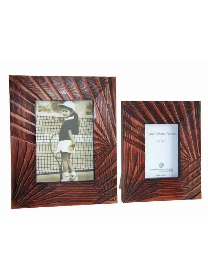 Sunshine Trading Handmade Wood Photo Frame - 3.5 x 5 Inch