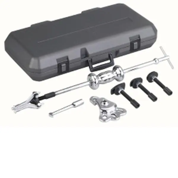 OTC6540 8-Piece Rear Axle Puller Set - 5 lbs Slide Hammer Tee Bar, Pulling Hook, Bearing Removal Tool for Light Trucks, Late Model RWD Cars, Fits 1" Min Bearing Tube I.D., 1-7/8" Max Axle Tube I.D.