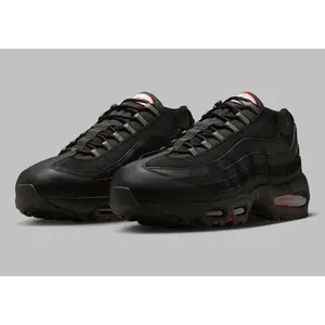 Men's Nike Air Max 95 Big Bubble "Black/University Red" IH1228-003 Fashion Athletic Sneaker