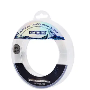 【Summer Wins】KastKing DuraBlend Monofilament Leader Line - Premium Saltwater Mono Leader Materials - Big Game Spool Size 120Yds/110M SummerVibes