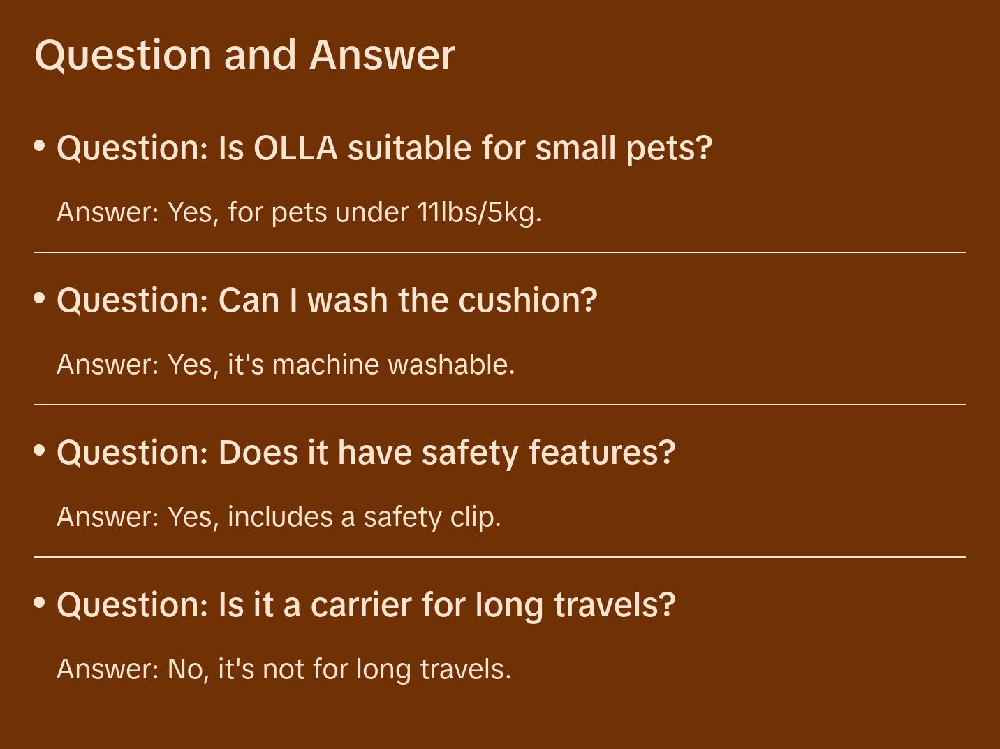 OLLA OLLA