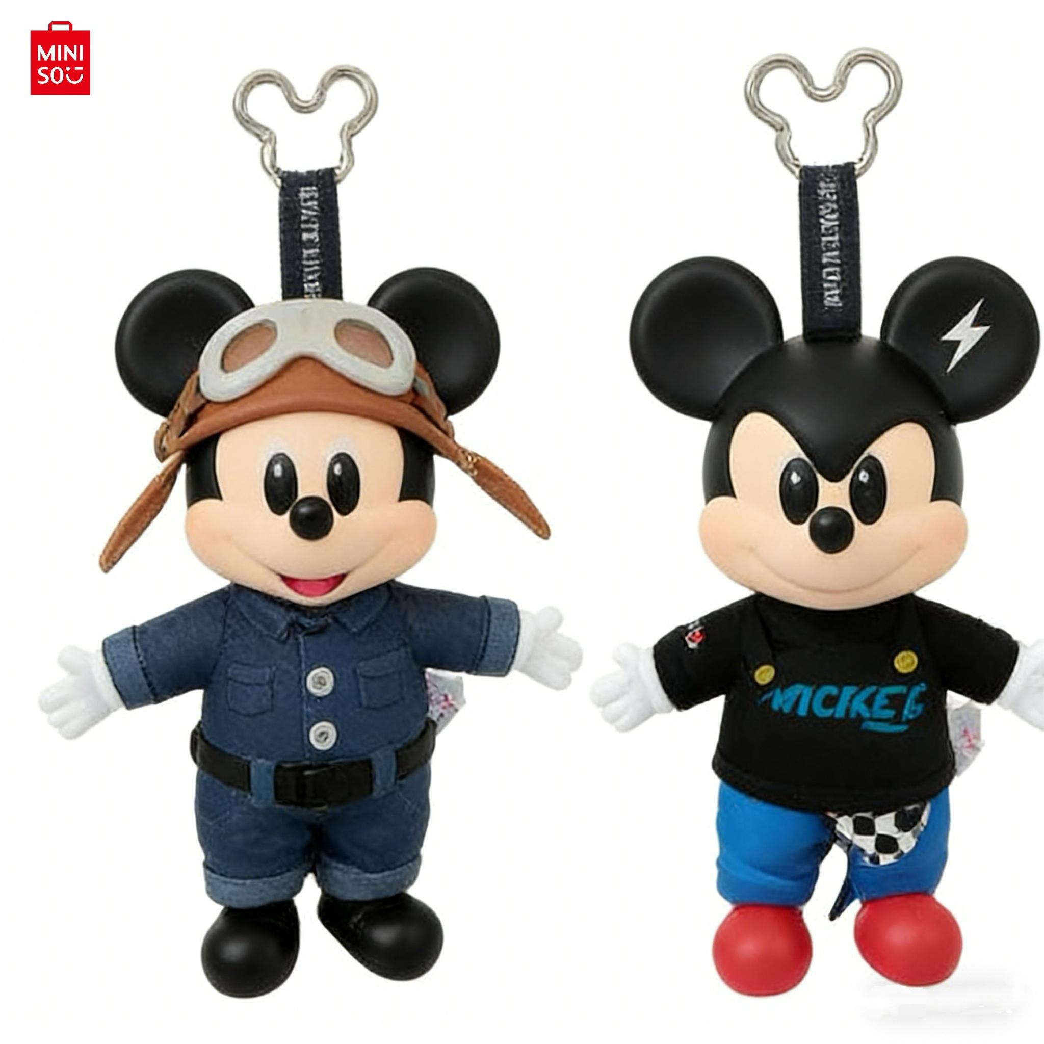 Disney Mickey OOTD Vinyl Plush Keychain, Cute Stuffed Bag Charm, Soft Collectible Accessory, Perfect Gift for Fans & Daily Use Easter