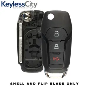 2014-2017 Ford F-Series Flip Key SHELL For N5F-A08TAA (AFTERMARKET)