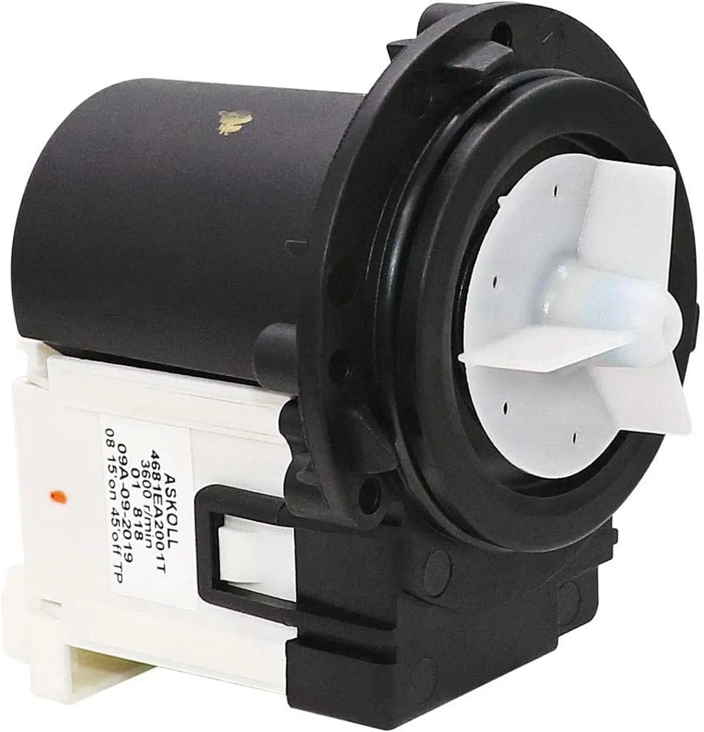4681EA2001T OEM Washer Drain Pump Motor Replacement for Kenmore & LG - AP5328388 4681EA1007G 4681EA1007D - Fits WM2101HW WM3270CW WM3431HS WM3770HVA Washing Machines,back to school,back to school haul