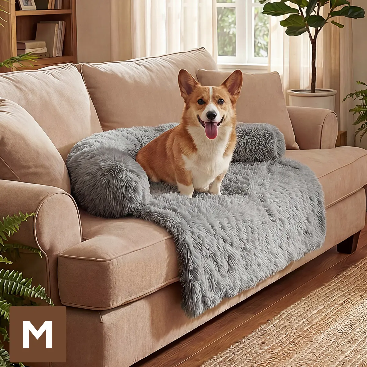 Pet Mat, Light Grey, M(41*37*6")