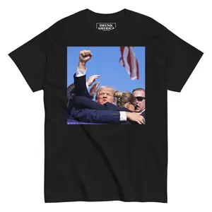 Donald Trump Fight Fight Fight Graphic T-Shirt