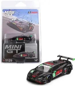 Mini GT 1:64 Lamborghini Huracán GT3 EVO2 #45 DEX Imaging 2024 IMSA Daytona 24 Hrs MGT01129