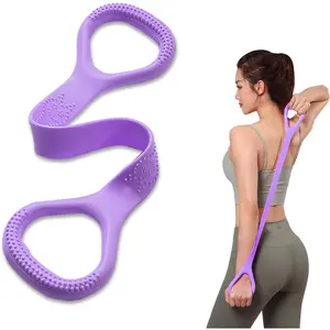 Figure 8 Fitness Resistance Band, Arm|  Elastic Ropes - Pure Barre Workout Chest Arm and  Stretch Bands Exercise Equipment for Physical ,Yoga,Pilates, Stretching