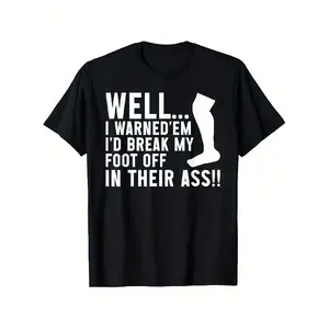 t shirt meme Funny Leg Amputee Foot Amputation Humor Handicap Broken Leg T-Shirt, Suitable for Mens & Womens Outdoor T-Shirt, 100%cotton, S-XXXL Vintage Oversized Graphic Tees Menswear