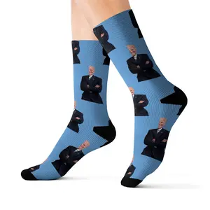 Biden Socks (Democrat Blue)