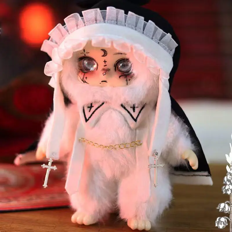 Rumi Lokiki Fantasy Night Series Plush Doll Blindbags Surprise Set - Black Friday Halloween Limited Edition, 7.1in 45% Polyester Fiber 55% ABS Soft Collectible, 6 Regular Designs, 1 Hidden Design, US Shipment for Collectors, Collectibles