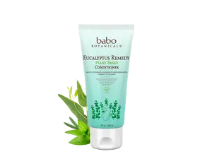 Babo Botanicals Eucalyptus Remedy Plant Based Conditioner – Gently Detangles, Invigorates and Rebalances Normal to Oily Hair – Restores Natural Shine & Movement – Nourishes Hair – Natural Soothing Aromas – Gentle & Pure – 6 fl oz (180 ml)
