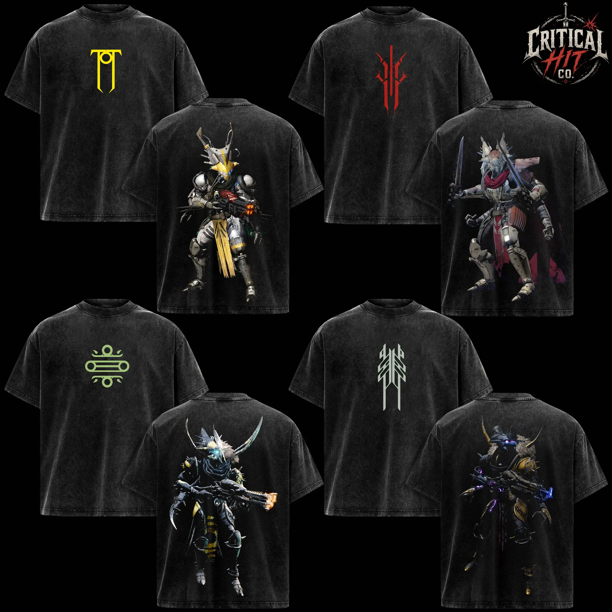 Destiny 2 House of Light Vintage Washed Oversized T Shirt, Mithrax Eliksni Guardian Graphic Tee, Fallen House Symbol Heavyweight Cotton Gaming Shirt, Sci Fi Loot Shooter Streetwear Acid Wash Unisex Fan Merch Gift.