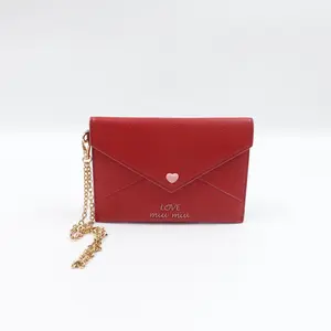 Pre-owned miu miu Calfskin Small Leather Goods Miumiu Red Wallet T10428342