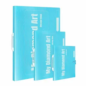 Diamond Art Storage Book with 30 Pockets, 1 Count Large Capacity Protective Sleeves for Artwork & Documents, Office Stationery & Supplies, Diamond Art Tools