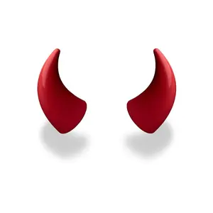 MagNeatOhz: Large Red Devil Horns for Helmet