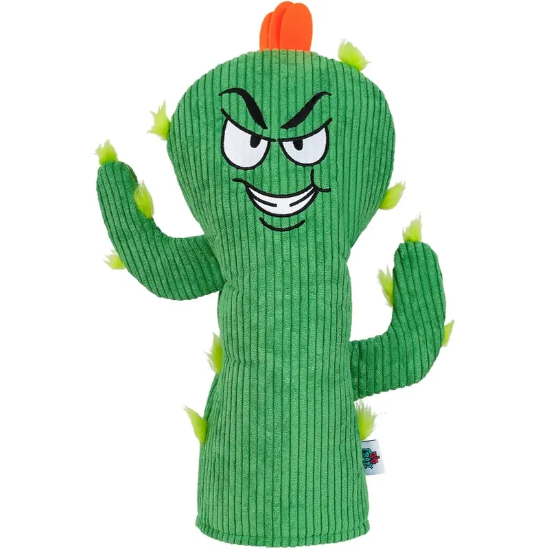 BIG CRAZY Unisex Protective Corduroy Golf Club Cover - Driver Headcover with Funny Cactus Design, Casual Accessory for Enthusiasts, Golf Equipment