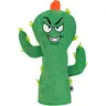 BIG CRAZY Unisex Protective Corduroy Golf Club Cover - Driver Headcover with Funny Cactus Design, Casual Accessory for Enthusiasts, Golf Equipment