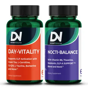 DN Day & Night  Formula, Support Metabolism and Energy, Help Vitality, Health & Fitness Supplement, Made in USA, Divinity Nutra