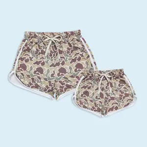 Adult Women Camouflage Design Summer Casual Shorts