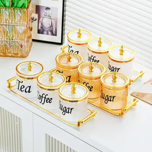 Nordic Style Mother's Day Gift Set, Plastic Ps Dried Fruit Plate and Breakfast Tray, Home Tray for Sugar Tea and Coffee, Tableware Set