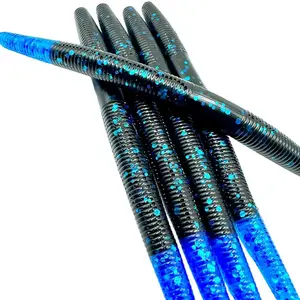 C2G Fishing 100ct 5” Stickbaits Soft Bait Plastic Lure  for Largemouth/Smallmouth Bass