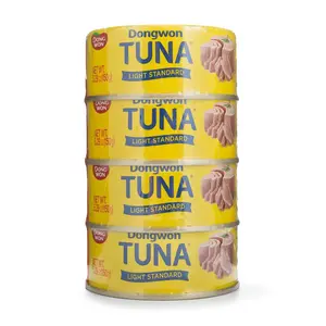 Dongwon Light Standard Canned Tuna in Oil - Moist & Flavorful Seafood for Salads Sandwiches or Snacks