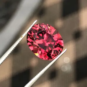 Raspberry Pink garnet stone 9.20 ct