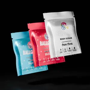 Ballgirlz Face & Body Scrubs – 3-Pack with Winter Wonderland Face Scrub, Sugar Cookie Face Scrub & Snow Storm Body Scrub – Natural Ingredients for Fresh, Glowing, Healthy-Looking Skin, Skincare for Athletes