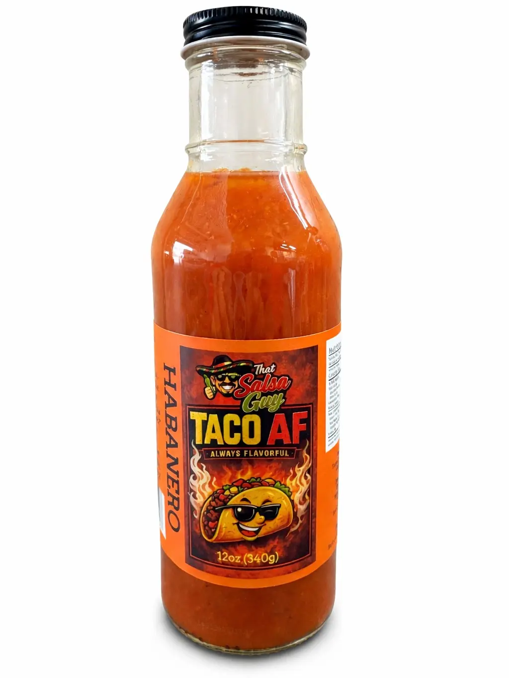 Taco AF - Habanero Taco Sauce 12oz Taco AF - Habanero Taco Sauce 12oz
