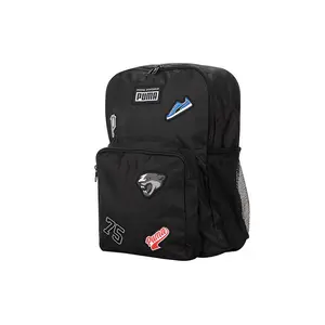 PUMA Unisex Backpack with Zipper Closure and Fabric Material in Black