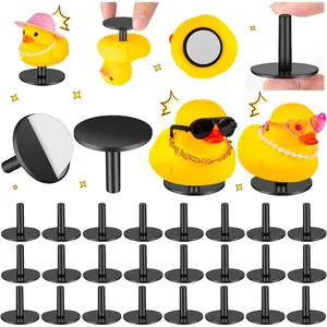 20 count Duck Holder, Black Plastic Duck Plug Holders for  Dash, Rubber Ducks Mounts for  Dashboard Lover (Excluding Rubber Ducks)