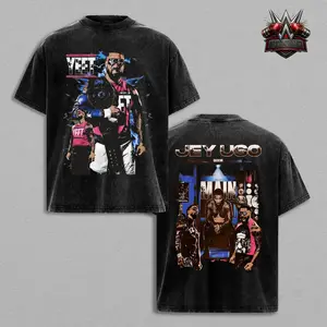 [WWE] Jey Uso YEET Graphic T-Shirt, Main Event Jey Uso Wrestling Fan Tee, Bloodline WWE Superstar Shirt, YEET Catchphrase Vintage Wrestling Tee, WWE Streetwear Wrestling Shirt for Men Women Fans, WrestleMania WWE Merch
