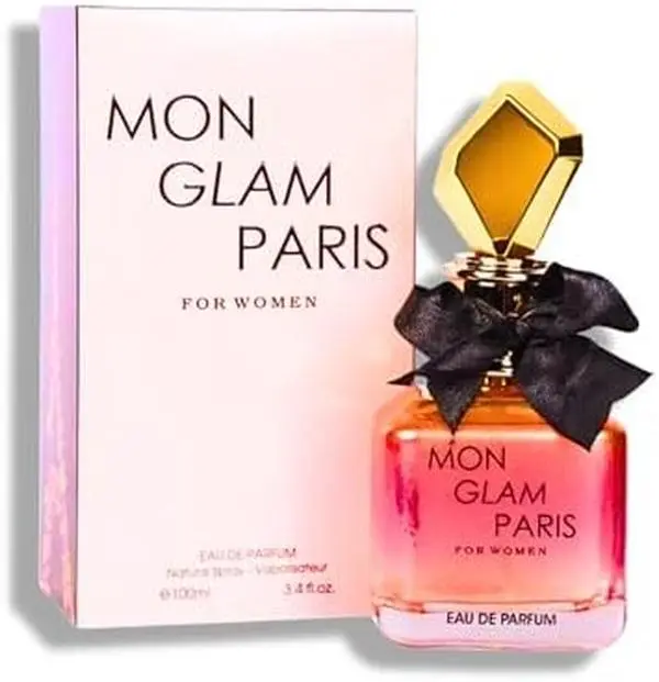 MON GLAM PARIS FOR WOMEN EAU DE PARFUM 3.4 FL. Oz. Chypre Fruity fragrance for women.