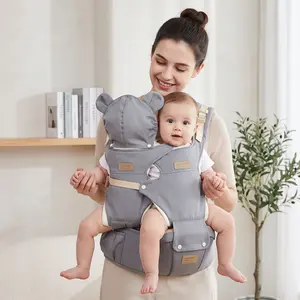 Eco Friendly Heavy Duty Baby Carrier for Newborns and Toddlers Breathable Multi Functional Design Horizontal Vertical Sitting Modes All in One Essential Infant Carrier for Modern Parents Newborn Must Have