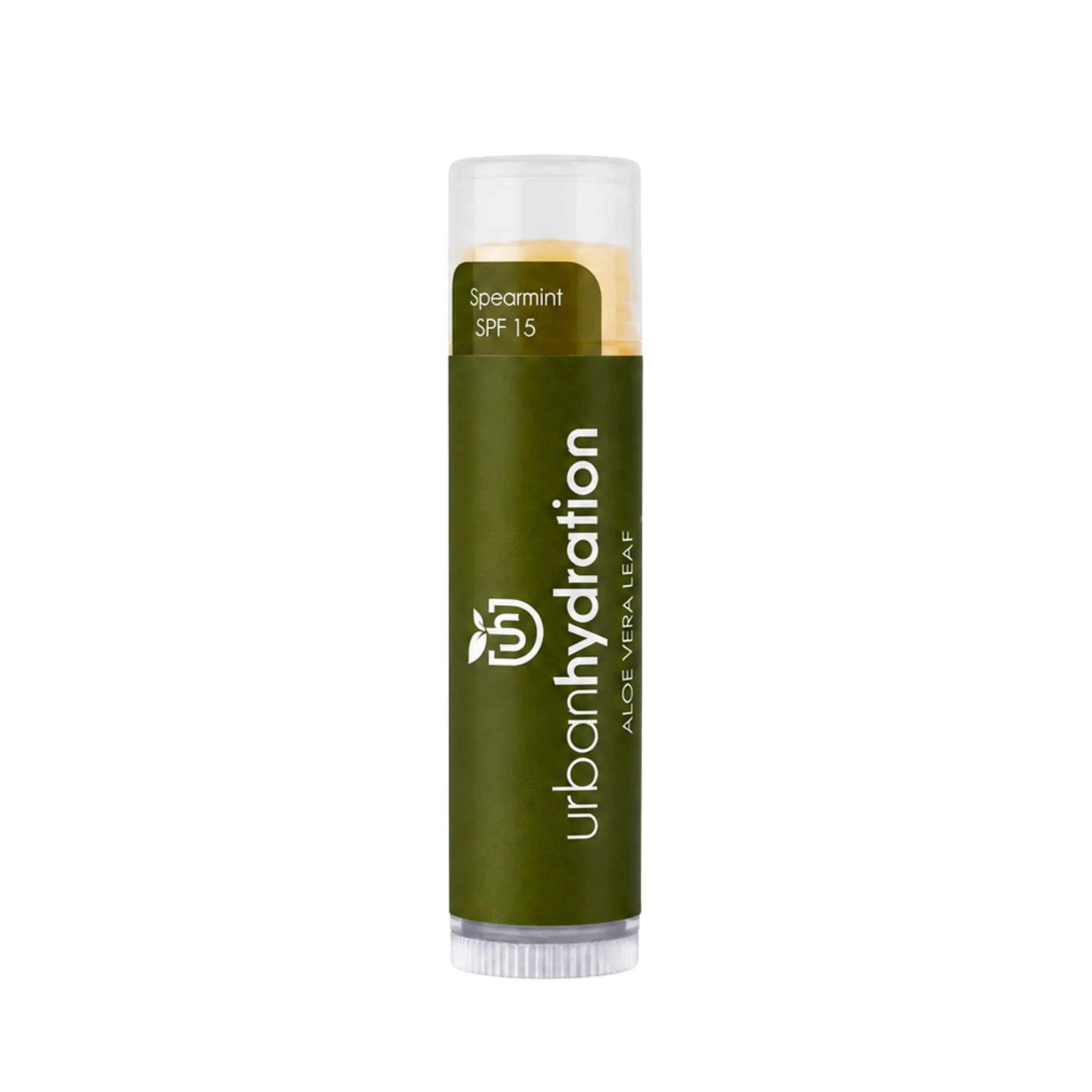 Urban Hydration Organic Aloe Vera Vegan Spearmint Lip Balm with SPF 15