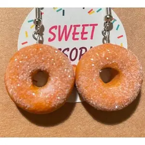 Pan Dulce | Mexican Sweet Bread Sugar Donut Earrings