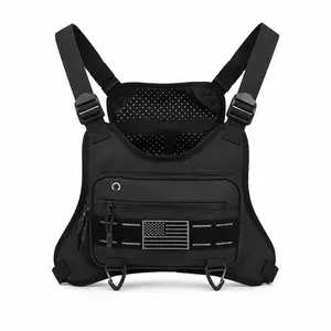 Running Chest Bag for Men and Women, Lightweight Water Resistant Sports Vest Pack for Workouts, Cycling, Hiking and Outdoor Training