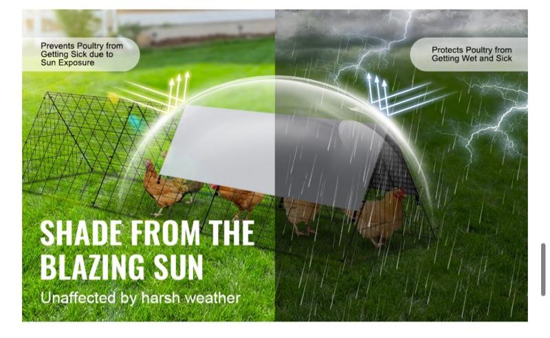 Chicken Tunnel with Wire Durable Design for Chicken Run