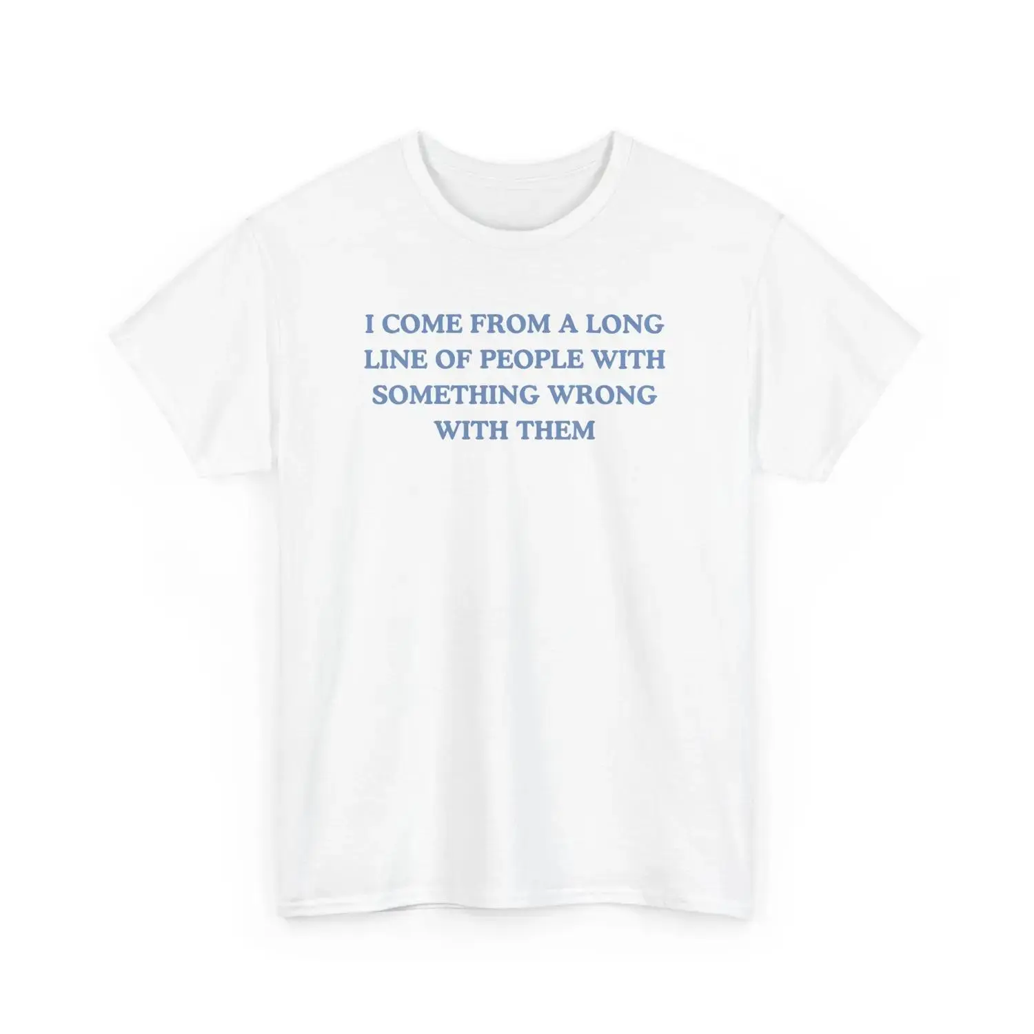 Women's Cotton Short-Sleeve Graphic T-Shirt - Comfy, Soft Streetwear Top for Family Trauma, Childhood Trauma, Mental Health Humor Fans