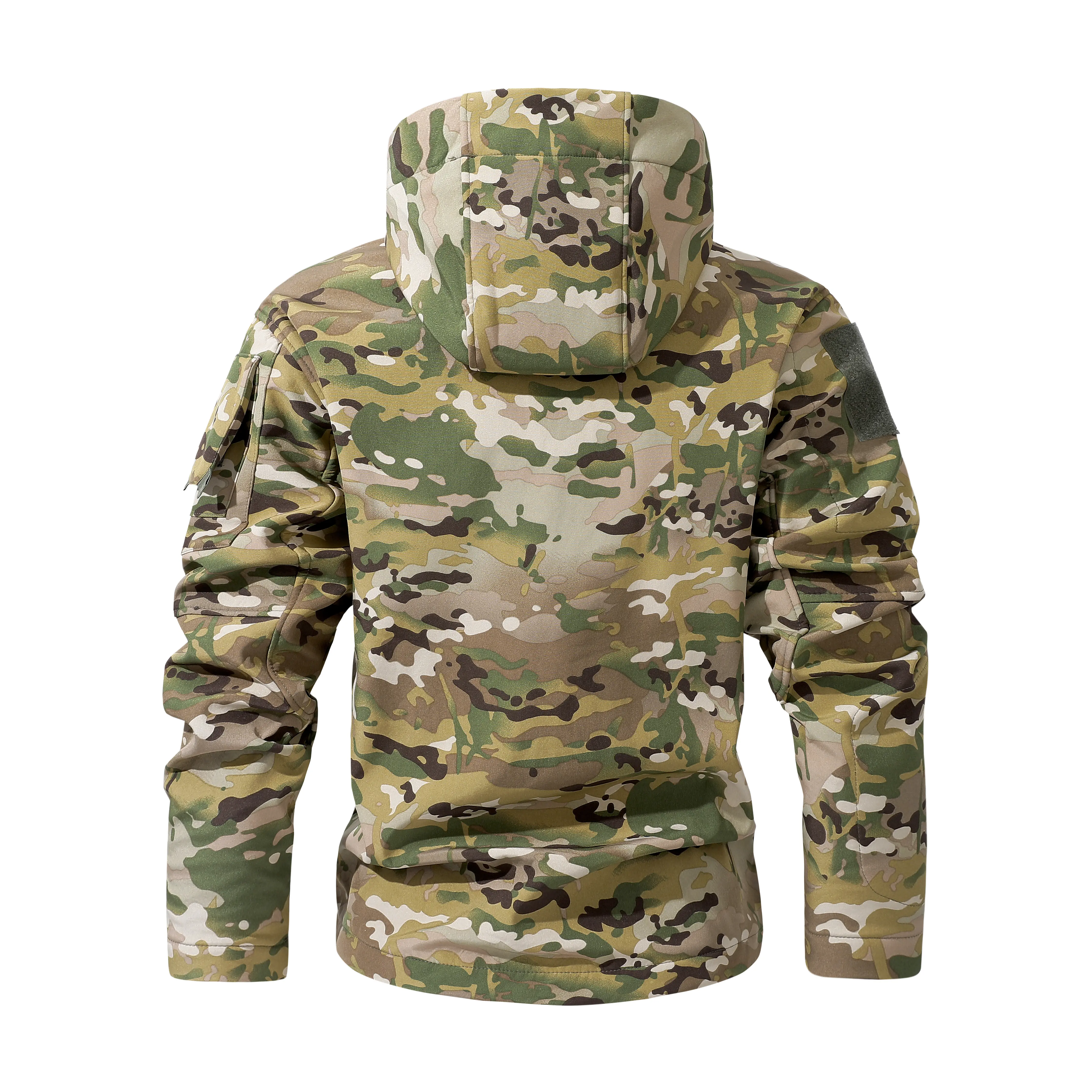 2026 Men's Multi Pocket Workwear Hooded Jacket Fleece Waterproof Jacket Fitting Pockets Design Coats Long Sleeve Operator Motorcycle Casual Utility Outdoor Top, men outerwear, fashion jacket men, men hoodie