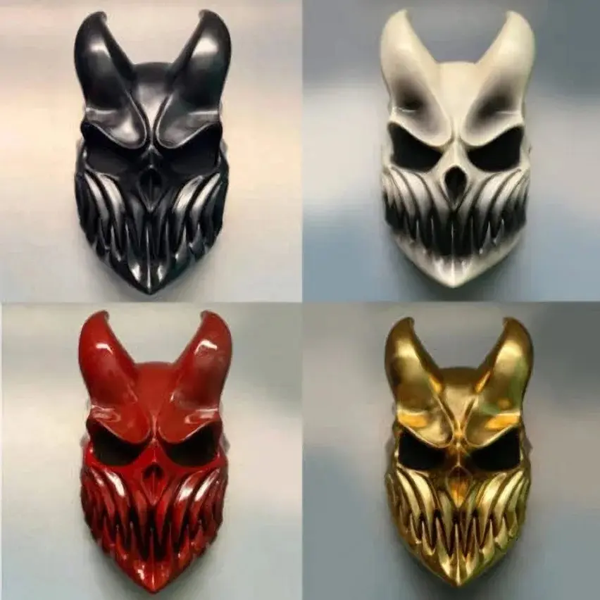 PVC Mask With Movable Mouth Russian Deathcore Band Mask Halloween Party Cosplay Props