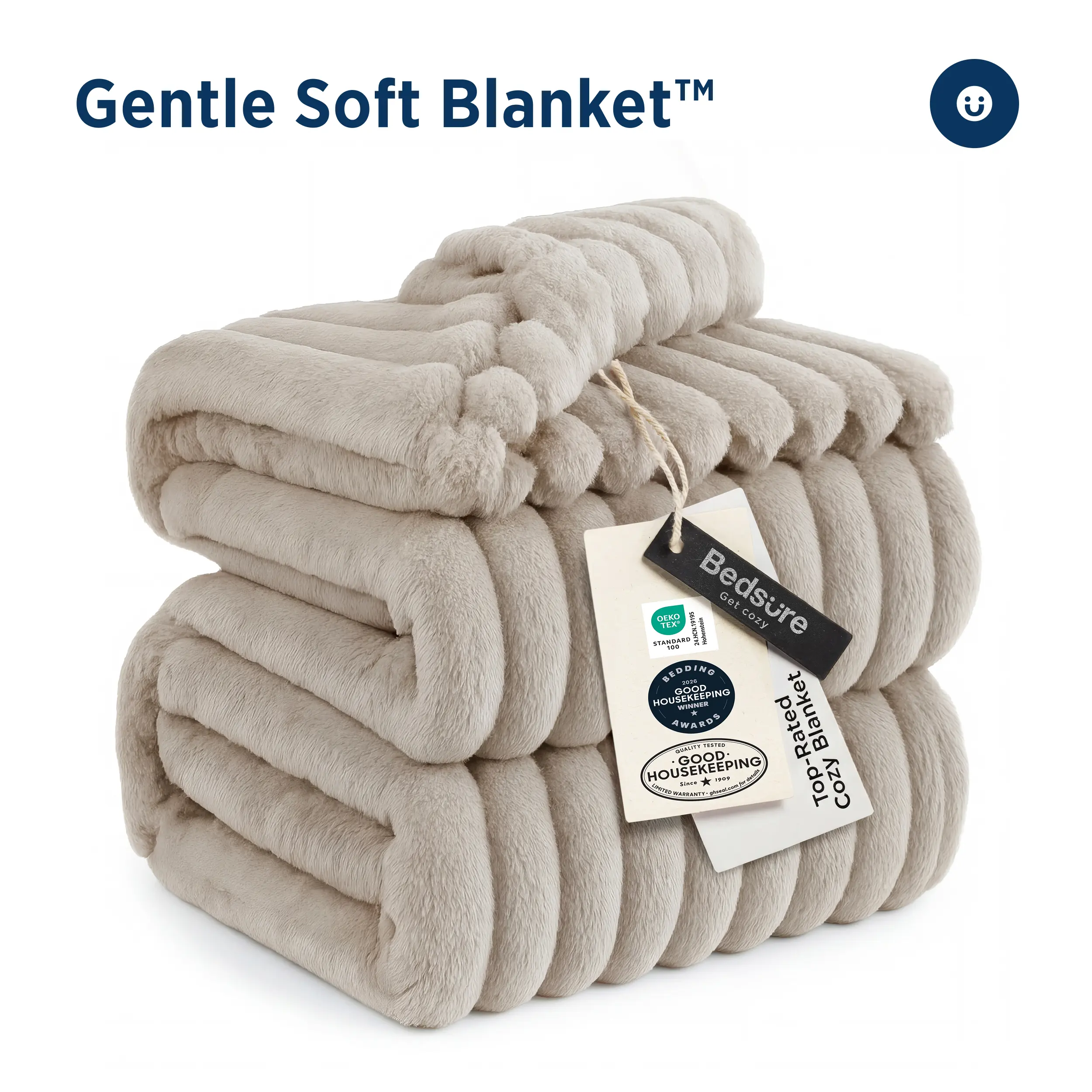 【September Stock Up 】Bedsure Luxury Corduroy Fleece Sleep Blanket- Ultra Soft, Warm, Cozy Extra Soft Baby Blanket for Sofa, Bed, Nursery Ideal Seasonal Gift Solid Yellow Color, Lightweight Comforter, House Decor, Bedroom Items, Nursery Room