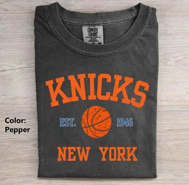 Comfort Colors Go New York Go T-shirt, New York Basketball Shirt, Vintage Knicks Tee, Fan Gifts